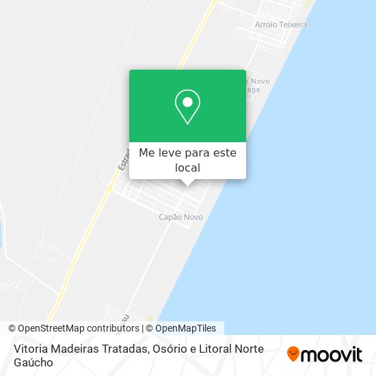 Vitoria Madeiras Tratadas mapa