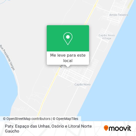 Paty. Espaço das Unhas mapa