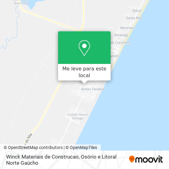 Winck Materiais de Construcao mapa