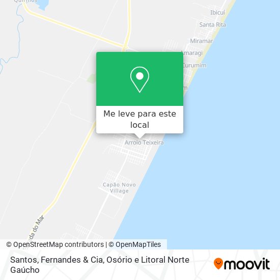 Santos, Fernandes & Cia mapa
