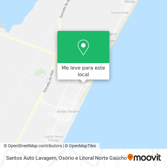 Santos Auto Lavagem mapa