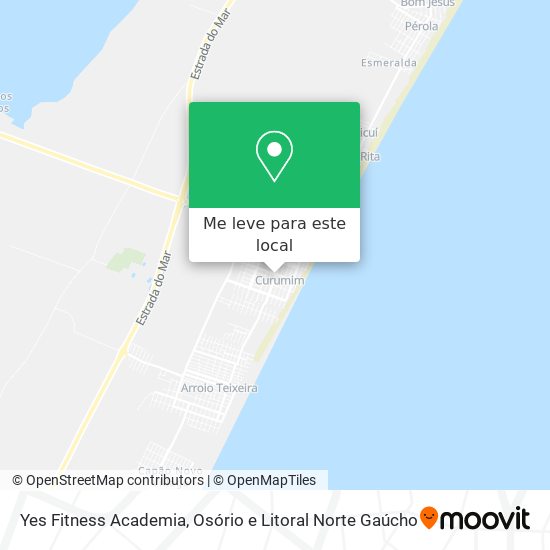 Yes Fitness Academia mapa