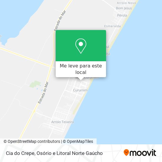 Cia do Crepe mapa