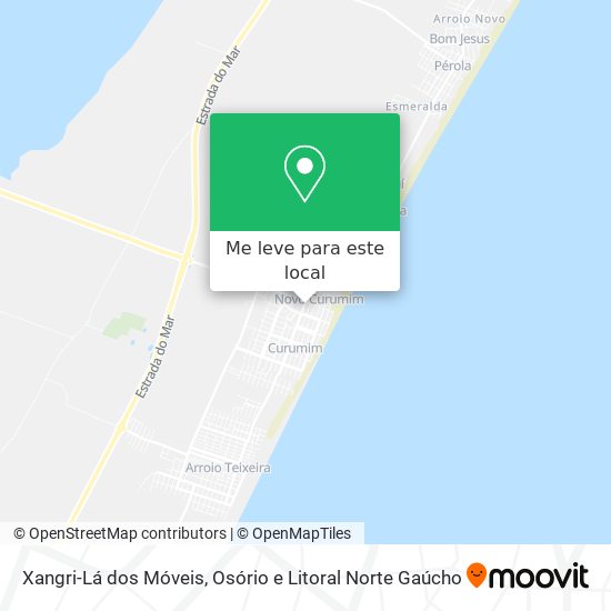 Xangri-Lá dos Móveis mapa