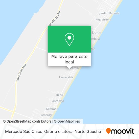 Mercado Sao Chico mapa