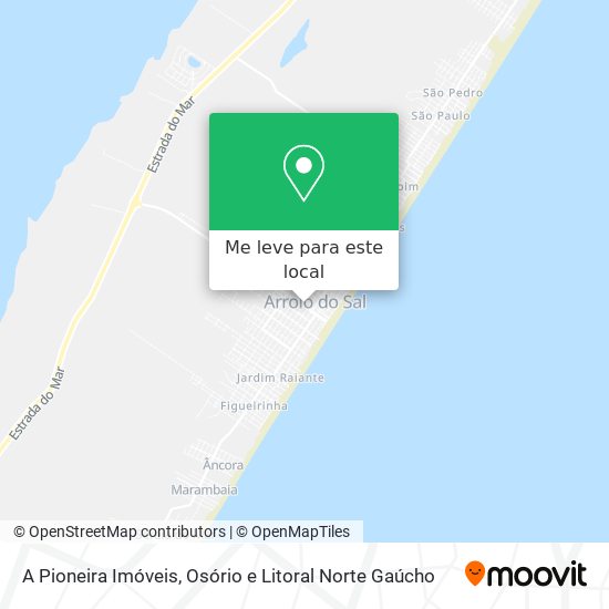 A Pioneira Imóveis mapa