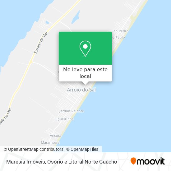 Maresia Imóveis mapa