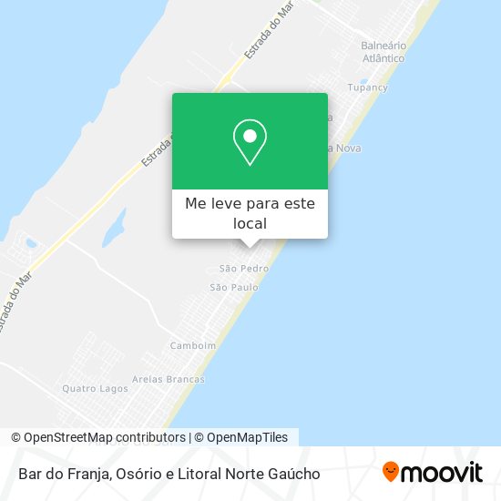 Bar do Franja mapa