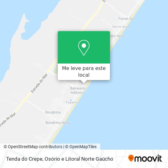Tenda do Crepe mapa