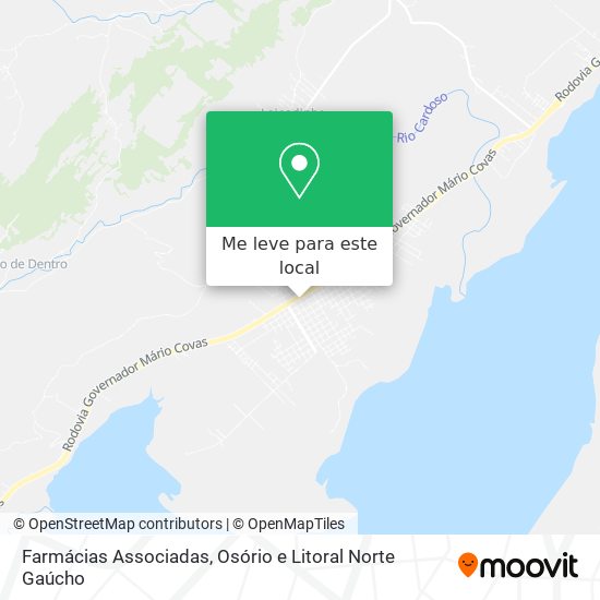 Farmácias Associadas mapa