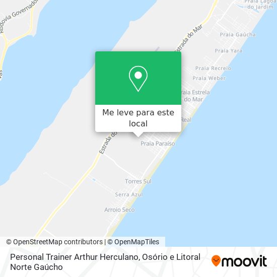 Personal Trainer Arthur Herculano mapa