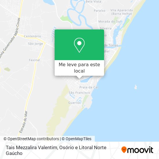 Tais Mezzalira Valentim mapa