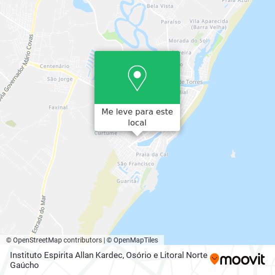 Instituto Espirita Allan Kardec mapa