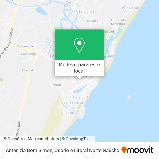 Antenizia Bom Simon mapa