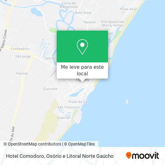 Hotel Comodoro mapa
