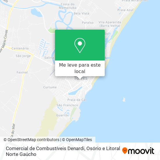 Comercial de Combustíveis Denardi mapa