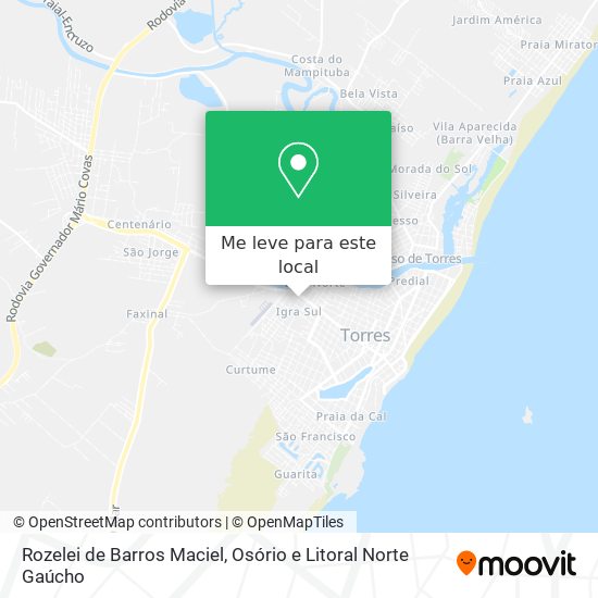 Rozelei de Barros Maciel mapa