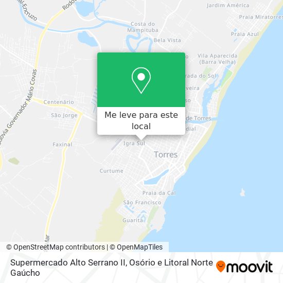 Supermercado Alto Serrano II mapa