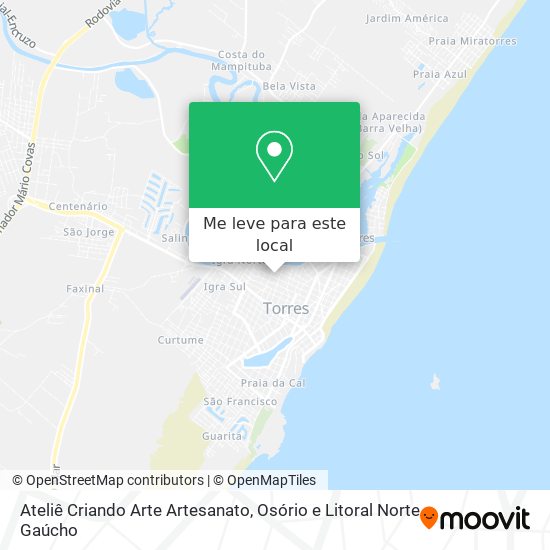 Ateliê Criando Arte Artesanato mapa
