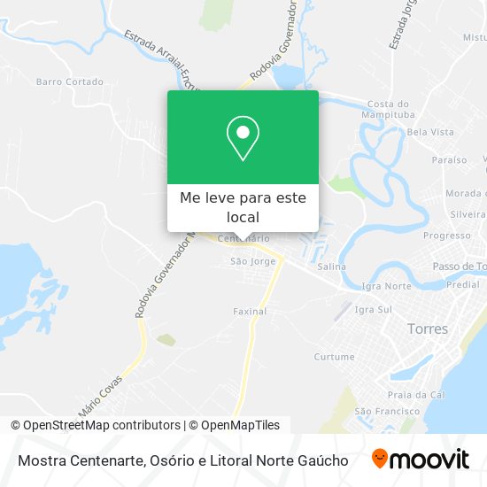 Mostra Centenarte mapa