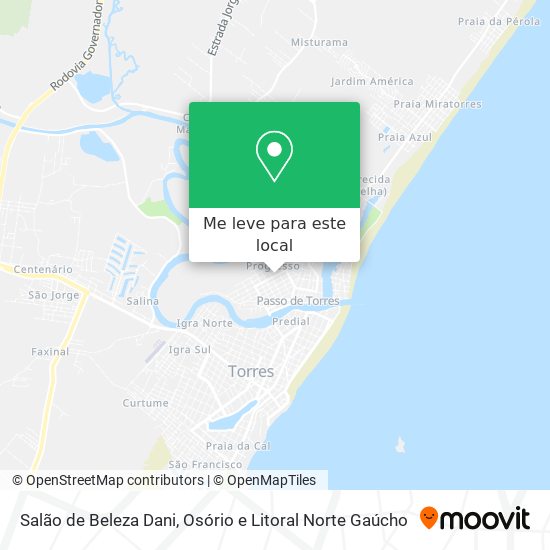 Salão de Beleza Dani mapa