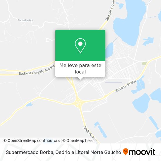 Supermercado Borba mapa