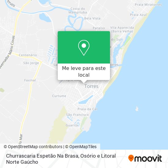 Churrascaria Espetão Na Brasa mapa