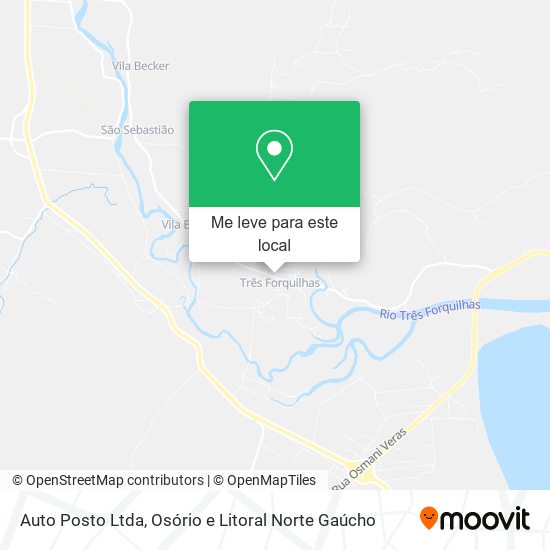 Auto Posto Ltda mapa