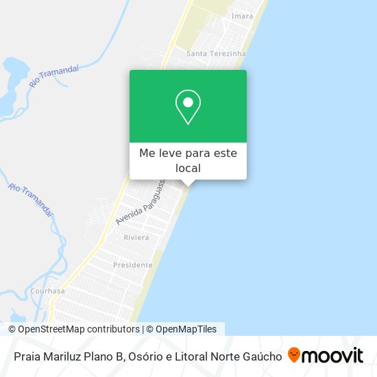 Praia Mariluz Plano B mapa