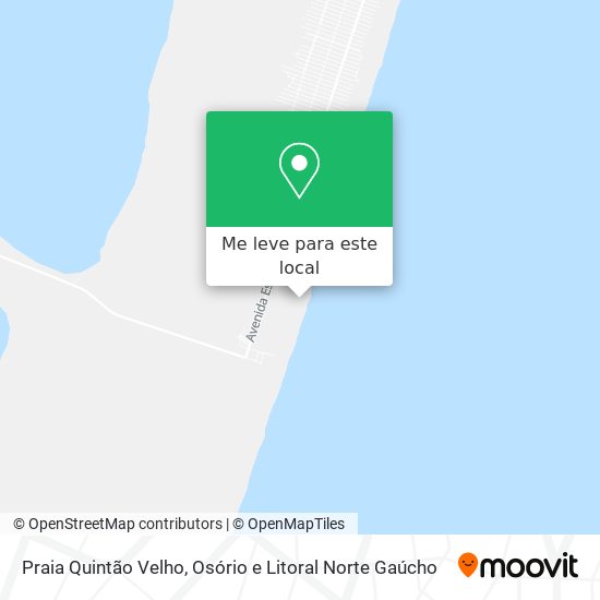 Praia Quintão Velho mapa