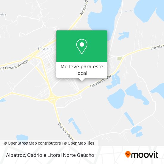 Albatroz mapa