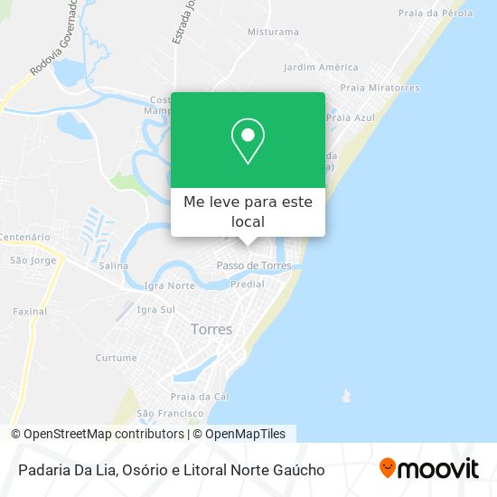 Padaria Da Lia mapa