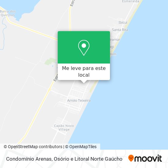 Condomínio Arenas mapa