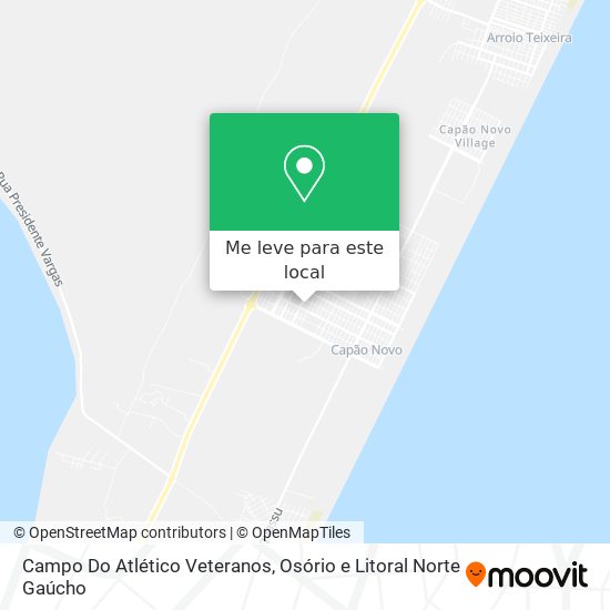 Campo Do Atlético Veteranos mapa