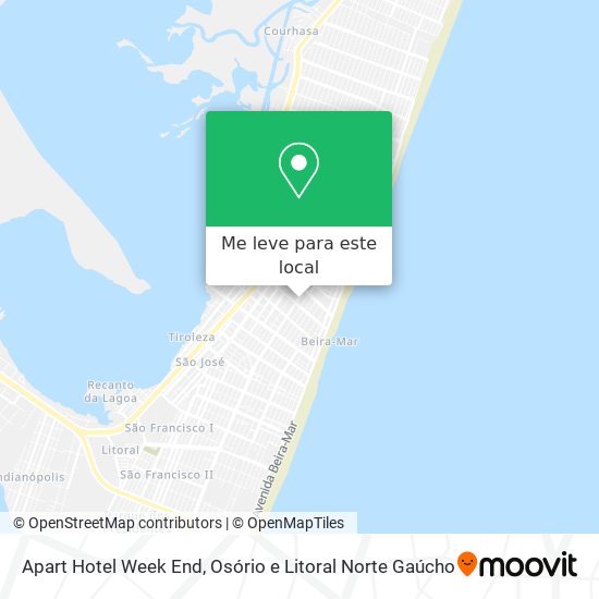 Apart Hotel Week End mapa