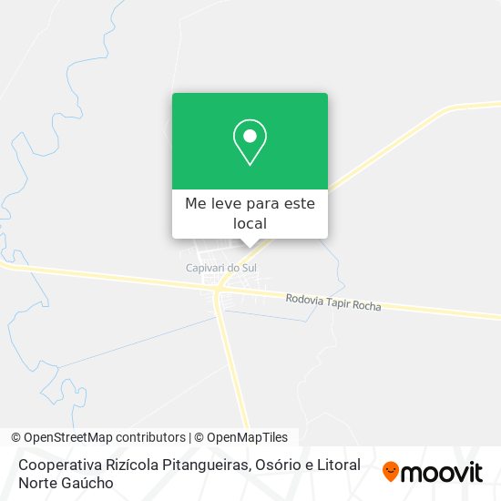 Cooperativa Rizícola Pitangueiras mapa