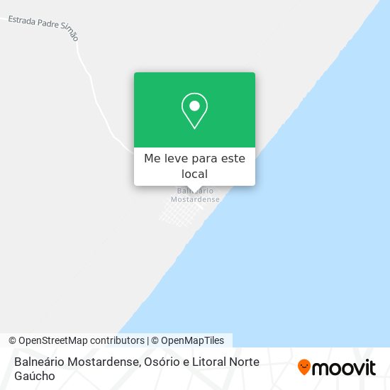 Balneário Mostardense mapa