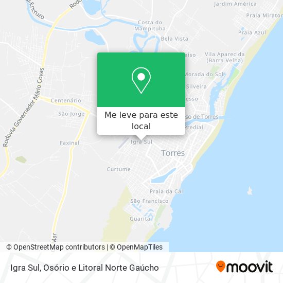 Igra Sul mapa