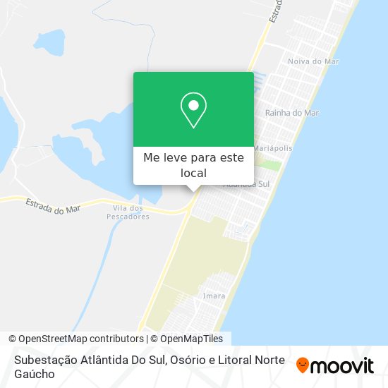 Subestação Atlântida Do Sul mapa