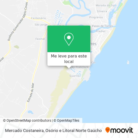 Mercado Costaneira mapa