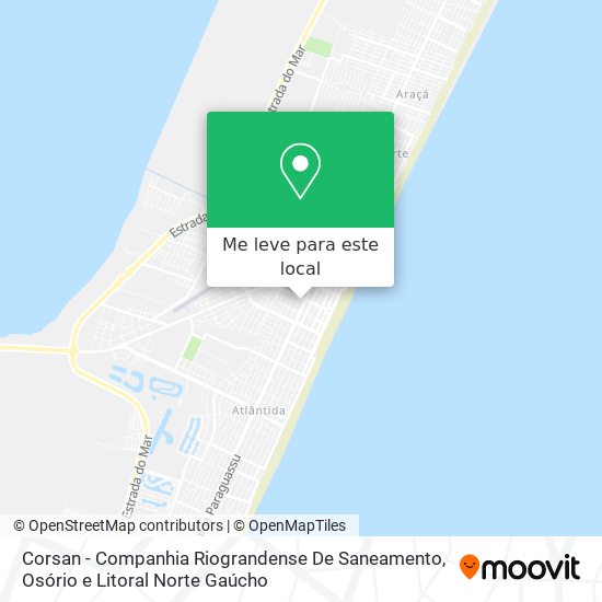 Como chegar até Corsan - Companhia Riograndense De Saneamento em Capão Da  Canoa de Ônibus?