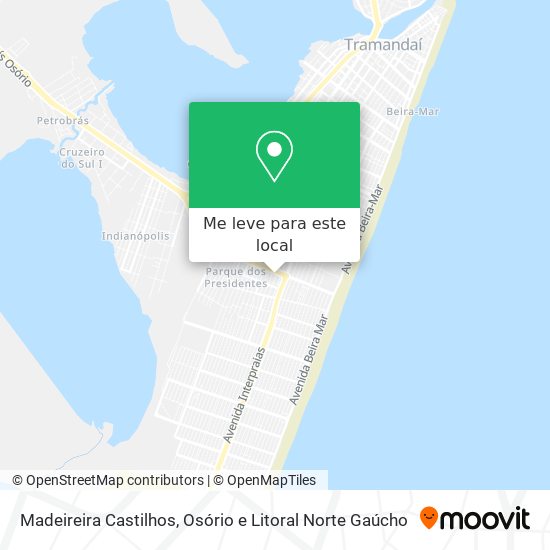 Madeireira Castilhos mapa