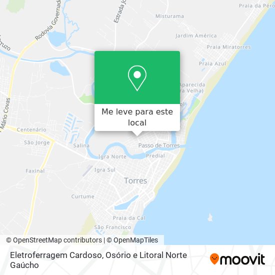 Eletroferragem Cardoso mapa