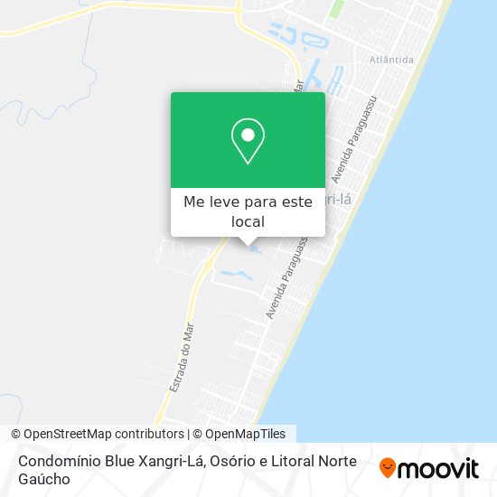 Condomínio Blue Xangri-Lá mapa