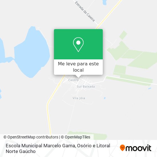Escola Municipal Marcelo Gama mapa