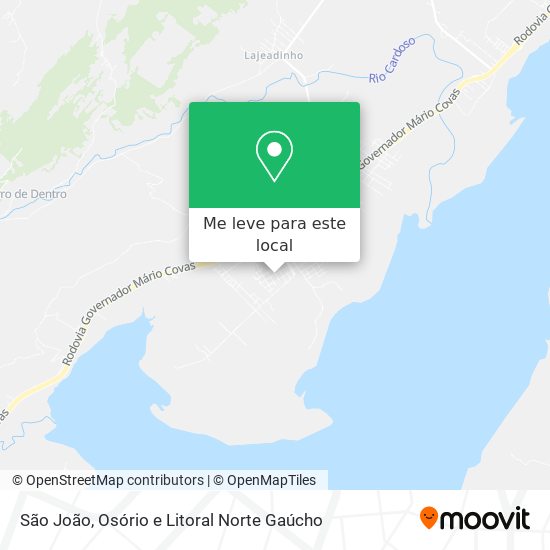 São João mapa