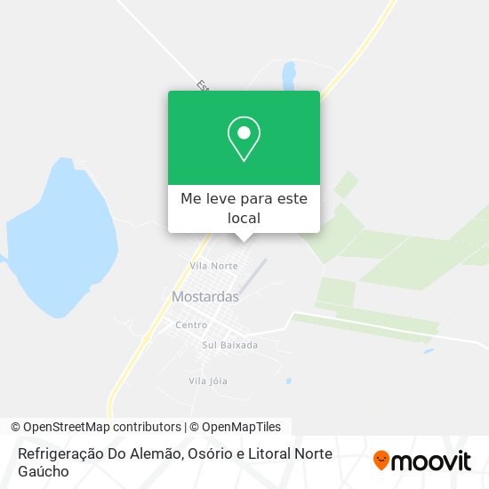 Refrigeração Do Alemão mapa