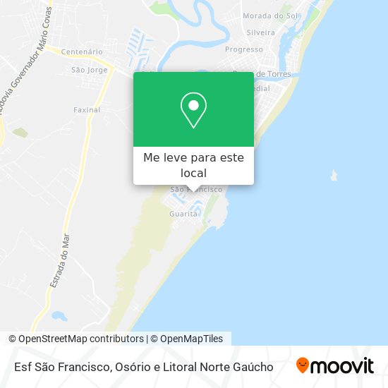 Esf São Francisco mapa