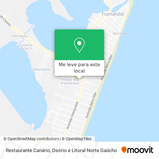 Restaurante Canário mapa