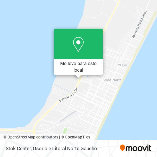 Stok Center mapa